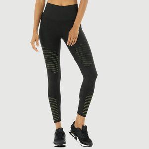 ALO AIRLIFT HIGH-WAIST 7/8 MOTO LEGGING